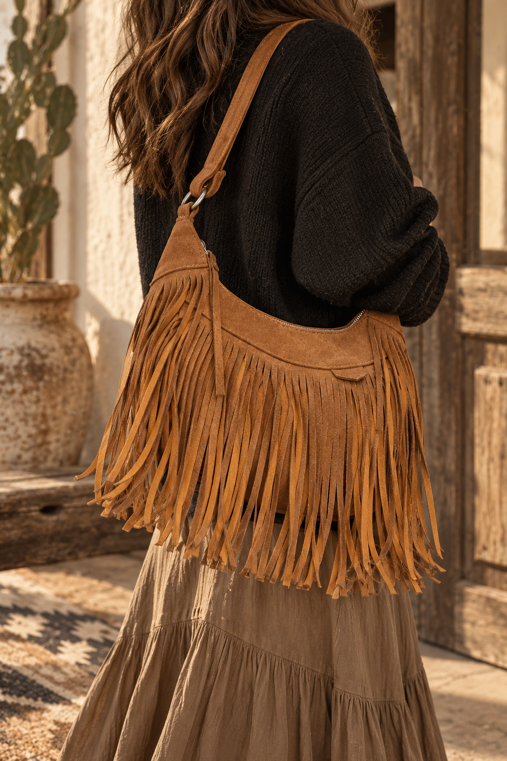 The County Line Fringe Bag