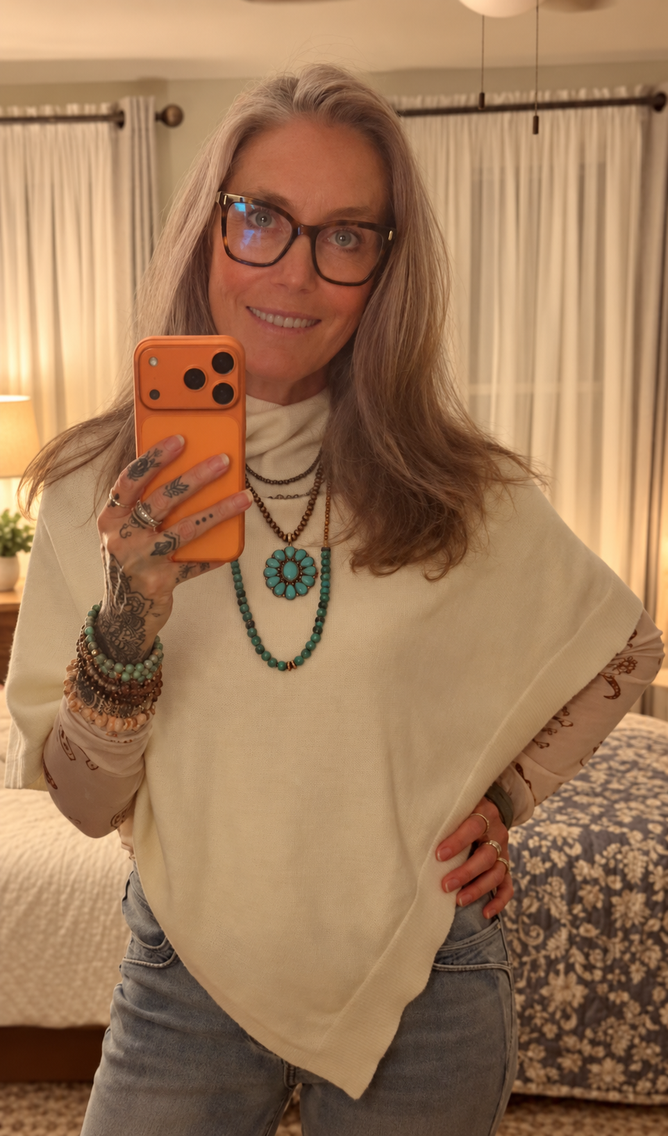 The Hearthlight Turtleneck Poncho