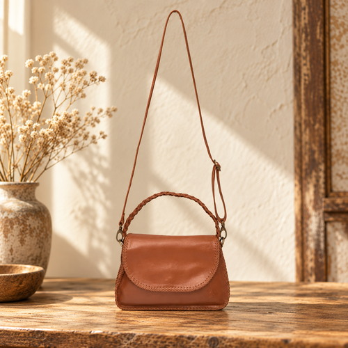 Erie Leather Shoulder Bag