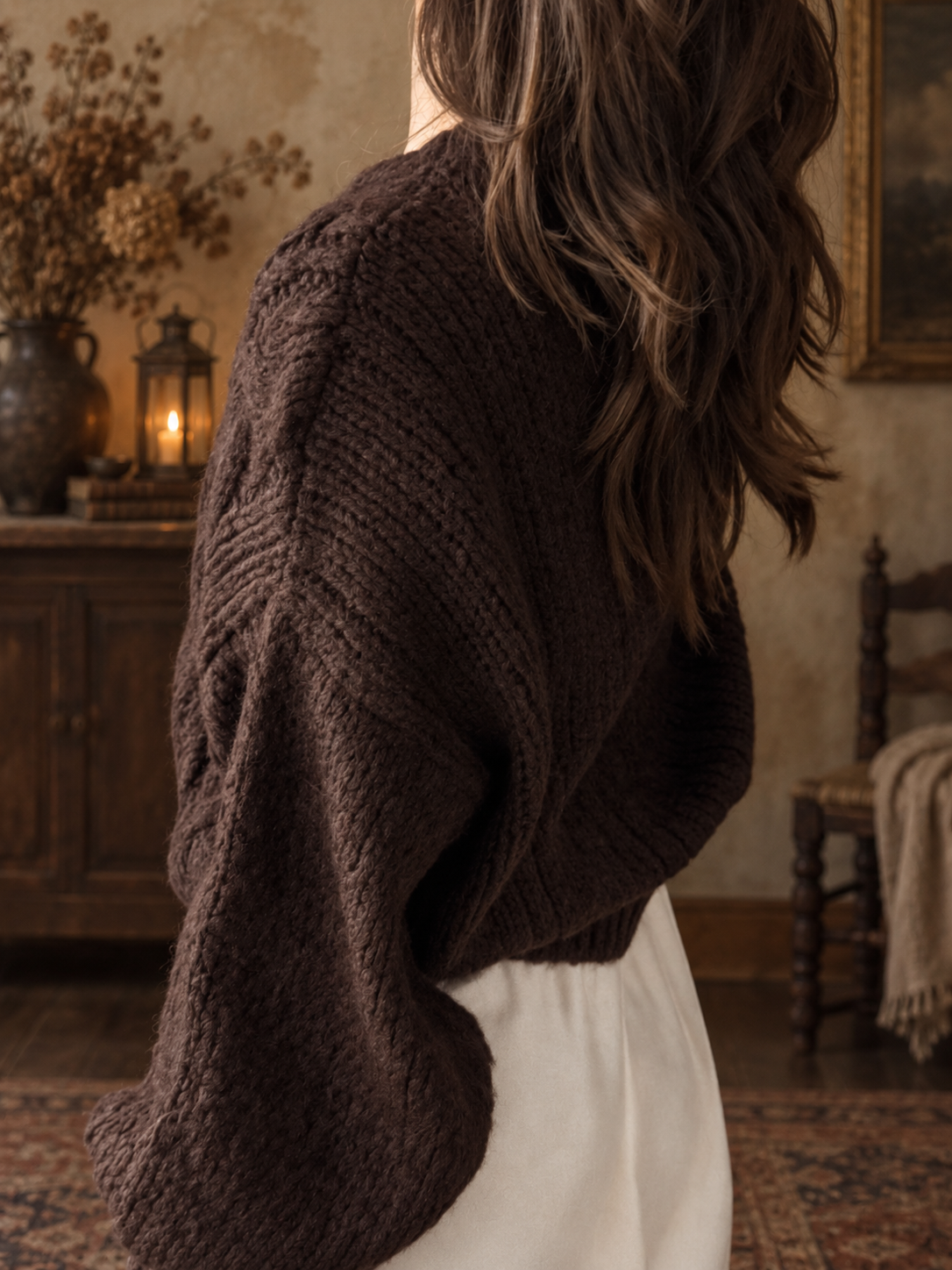 The Hearth & Home Cable-Knit Cardigan