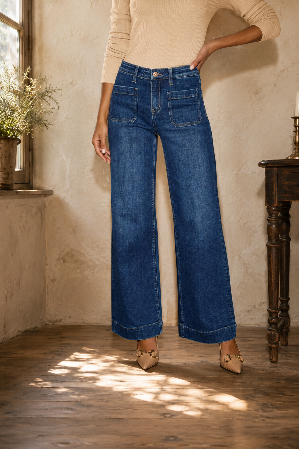 The Heritage Wide-Leg Jean