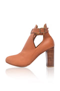 The Everlast Wooden-Heel Leather Bootie