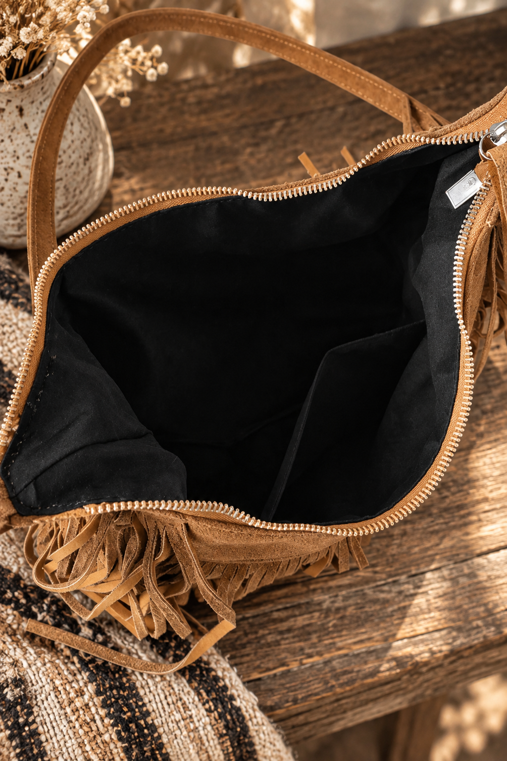 The County Line Fringe Bag