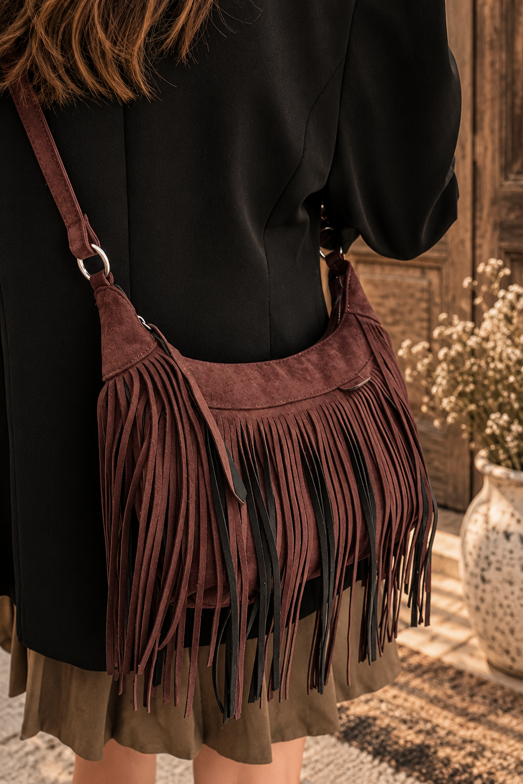 The County Line Fringe Bag