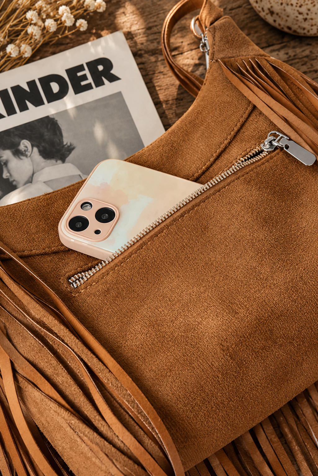 The County Line Fringe Bag