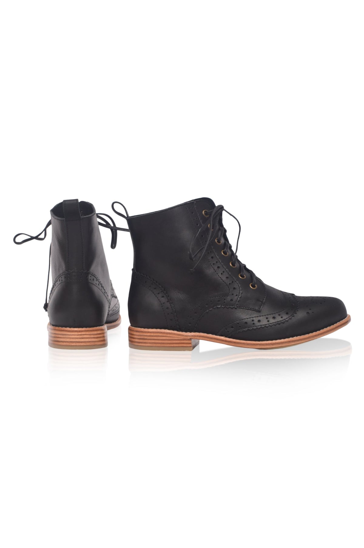 Salstice Brogue Leather Boots-4