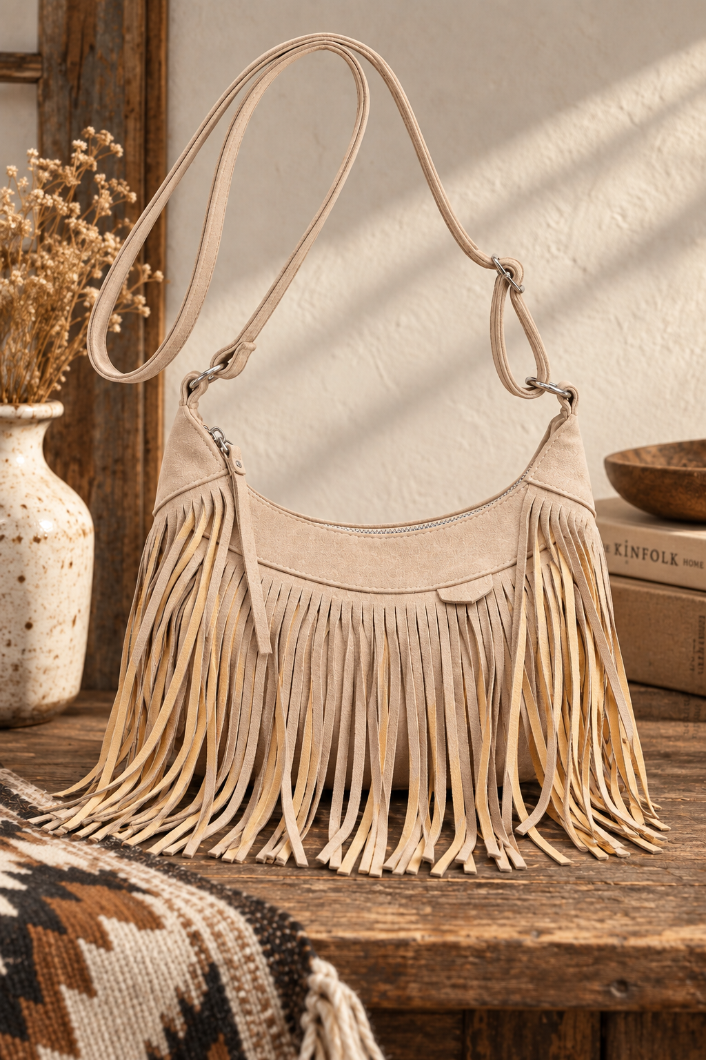 The County Line Fringe Bag