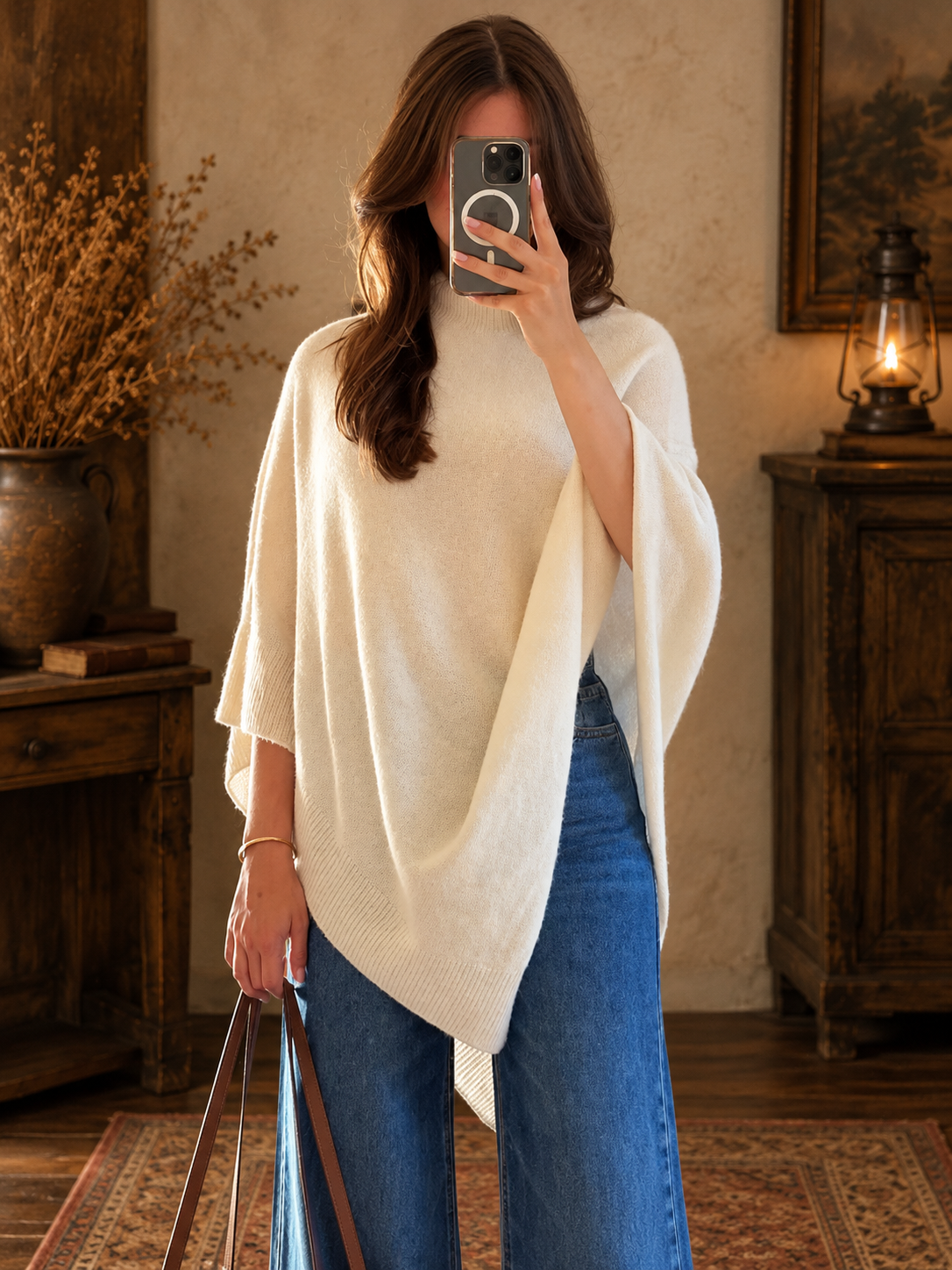 The Hearthlight Turtleneck Poncho